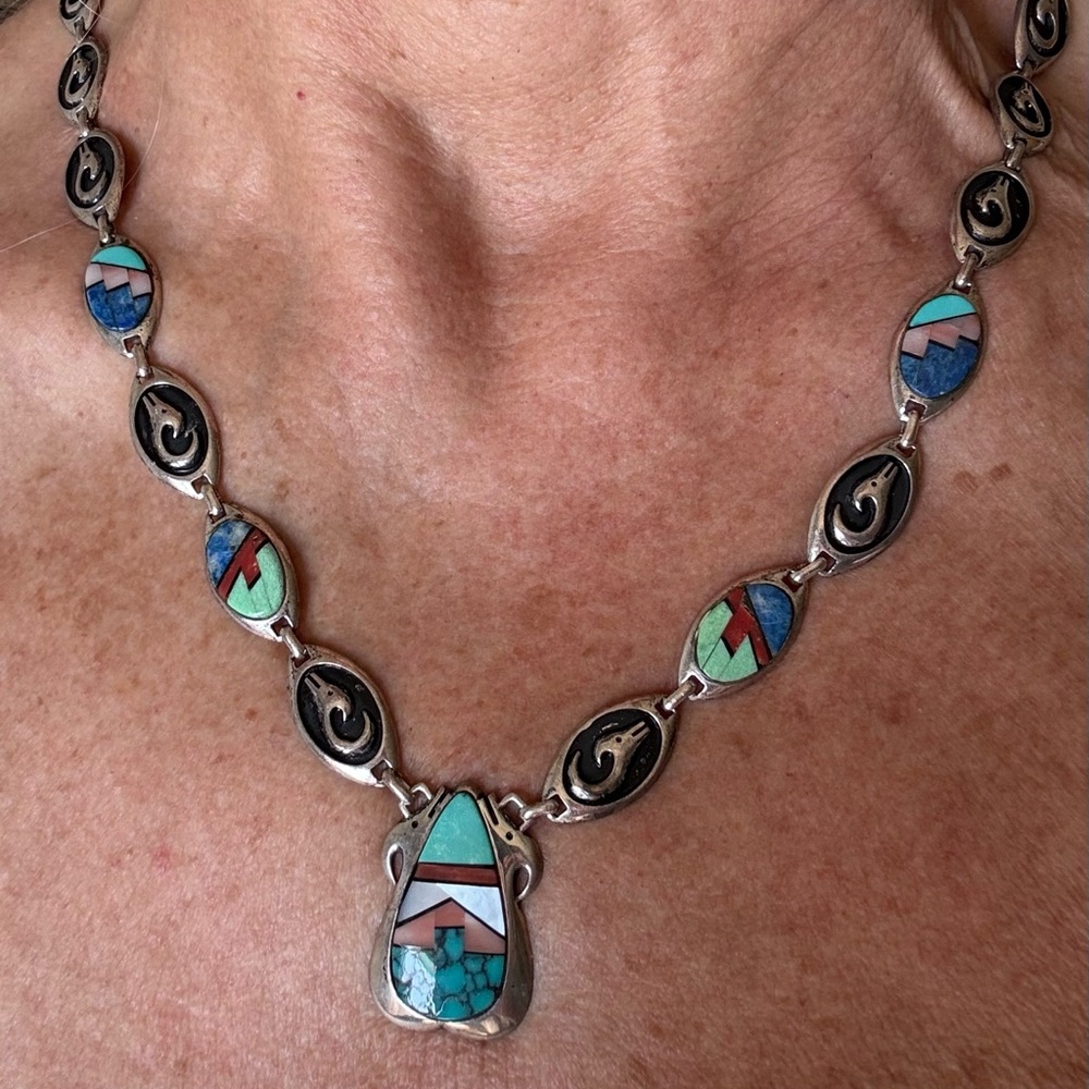 Vintage Teme sterling silver necklace.